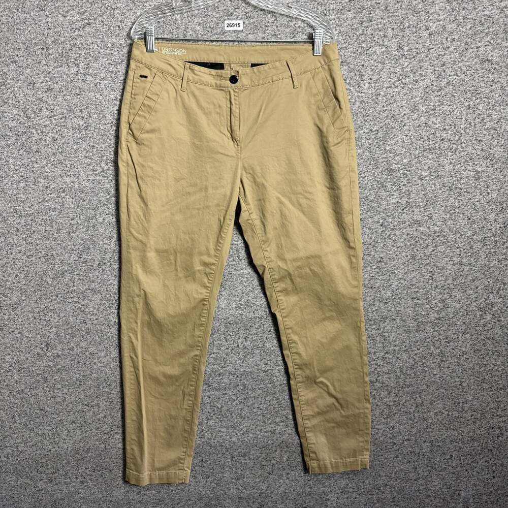 G-Star Raw Women's 31/30 Brown Bronson Mid-Rise Skinny Chino Pants